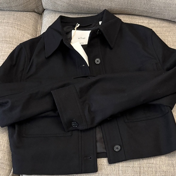 Wilfred Little Cropped Jacket Precision Wool Small Brand New - Picture 5 of 5